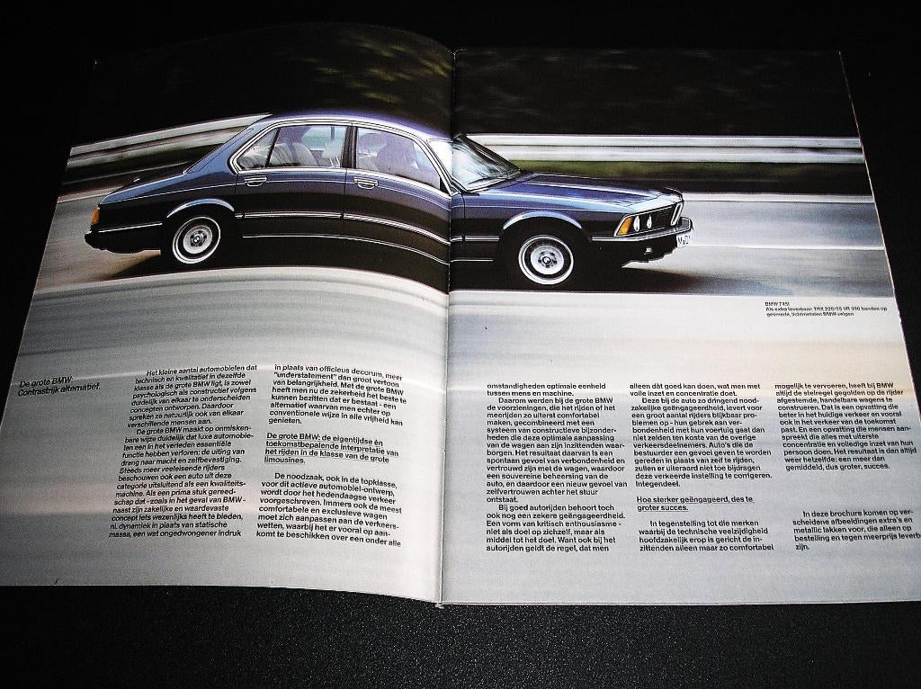 BMW 7-serie: 728i, 732i, 735i, 745i, 1981/1982, uitgebreid, Ophalen of Verzenden, Zo goed als nieuw, BMW