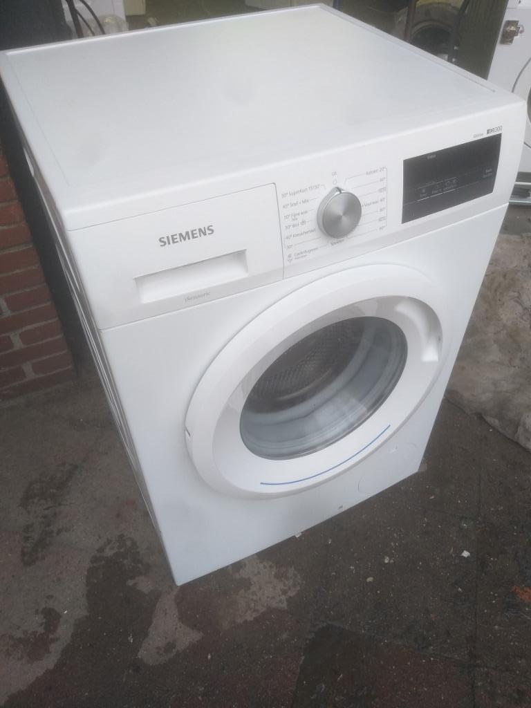 Luxe Siemens IQ300 7kg-1400t wasmachine.Touchpanel. Gar+Bez., Ophalen, 6 tot 8 kg, Voorlader, 85 tot 90 cm