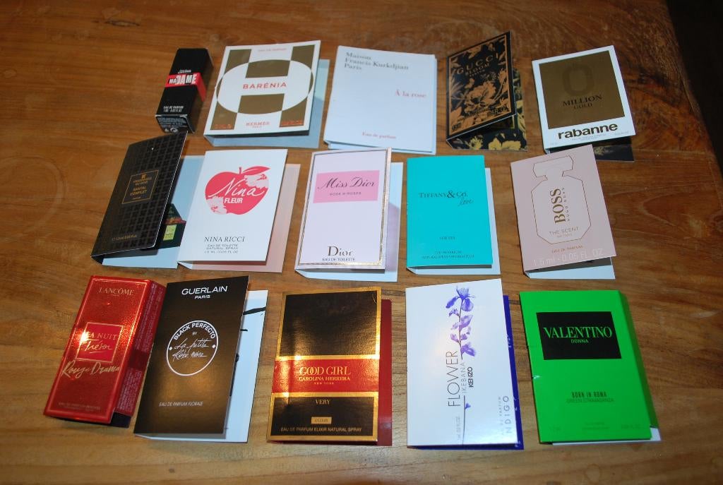 15 proefjes / testers 2, Verzamelen, Ophalen of Verzenden, Nieuw, Proef of Tester, Gevuld