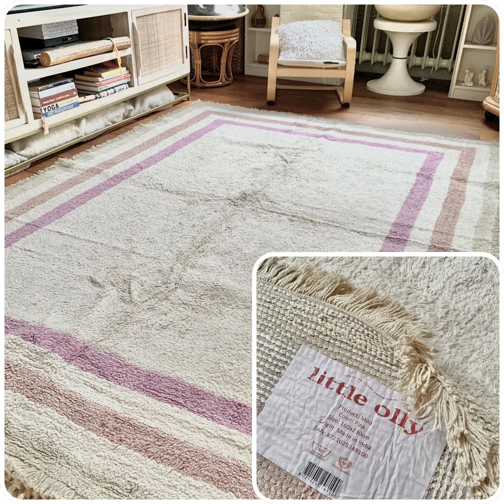 Little olly - ultra soft vloerkleed - fotoshoot, Huis en Inrichting, Stoffering | Tapijten en Kleden, Zo goed als nieuw, 200 cm of meer