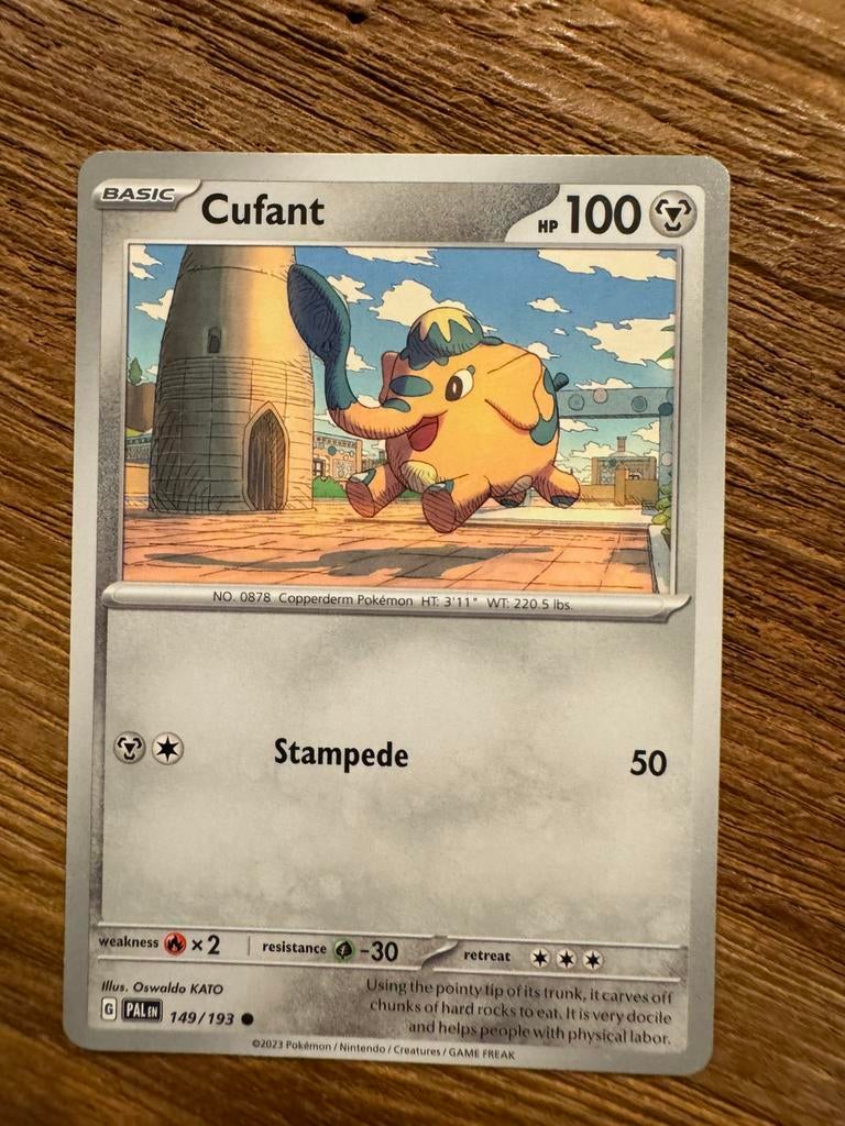 Pokémon kaarten, Ophalen of Verzenden, Gebruikt, Losse kaart
