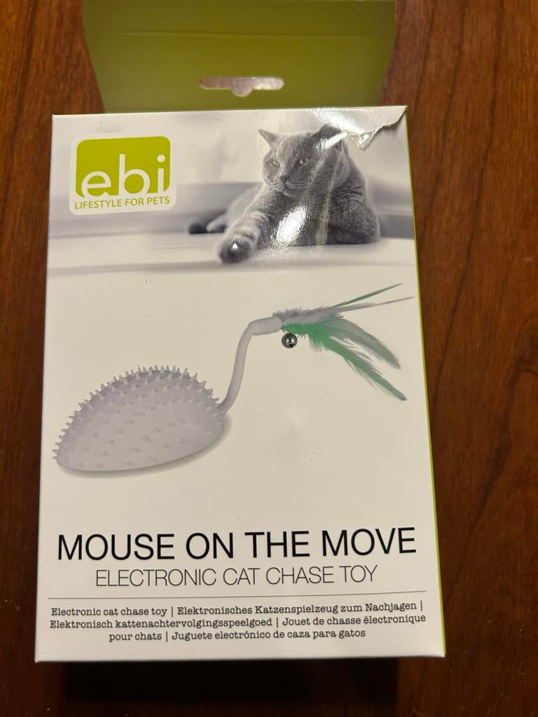 Electrische muis als kattenspeeltje, met USB aansluiting, Dieren en Toebehoren, Kattenspeelgoed, Ophalen, Nieuw, Speelmuis