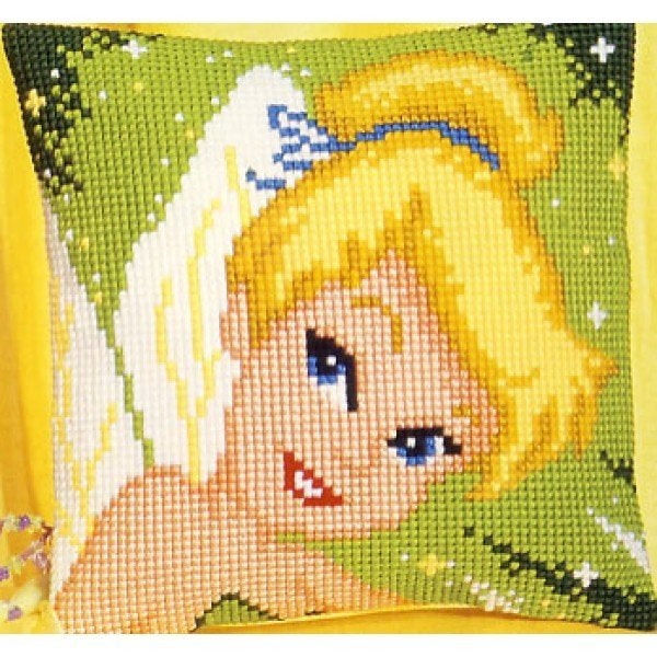 Borduurpakket Kussen Tinkerbell 8552, ., Nieuw, Ophalen of Verzenden, .