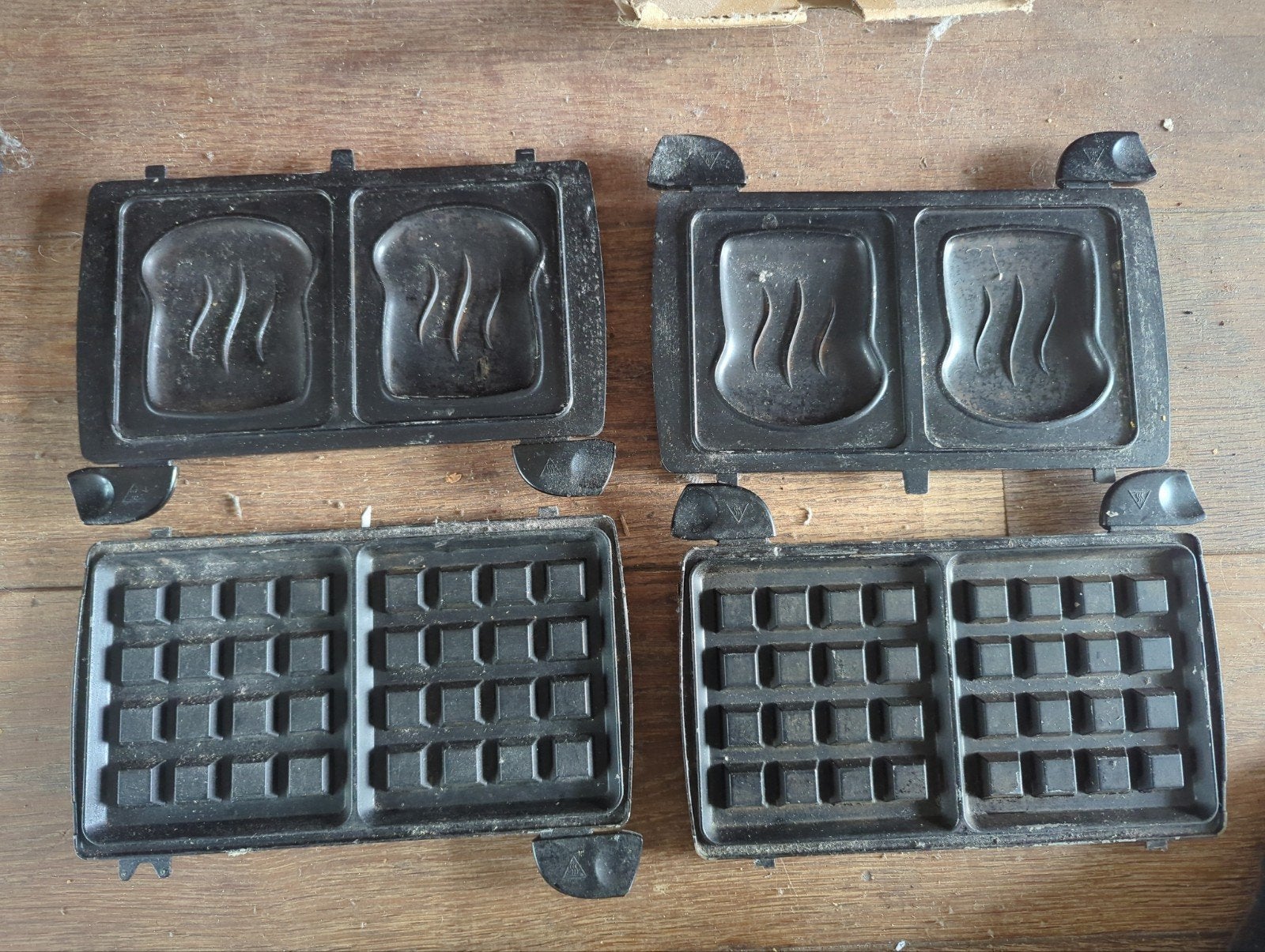 Wafelijzer/Tosti-ijzer Platen Set - Gebruikt, Ophalen