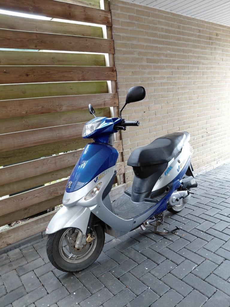 Peugeot vclic met wok ruilen tegen Piaggio 2takt carters, Fietsen en Brommers, Scooters | Peugeot, Ophalen, Overige modellen, 49 cc