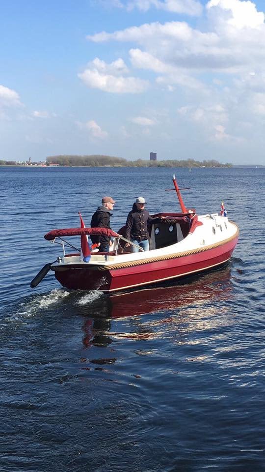 Stalen Kajuitsloep 6,8m - Vaar klaar!, Watersport en Boten, Sloepen, Ophalen, Zo goed als nieuw