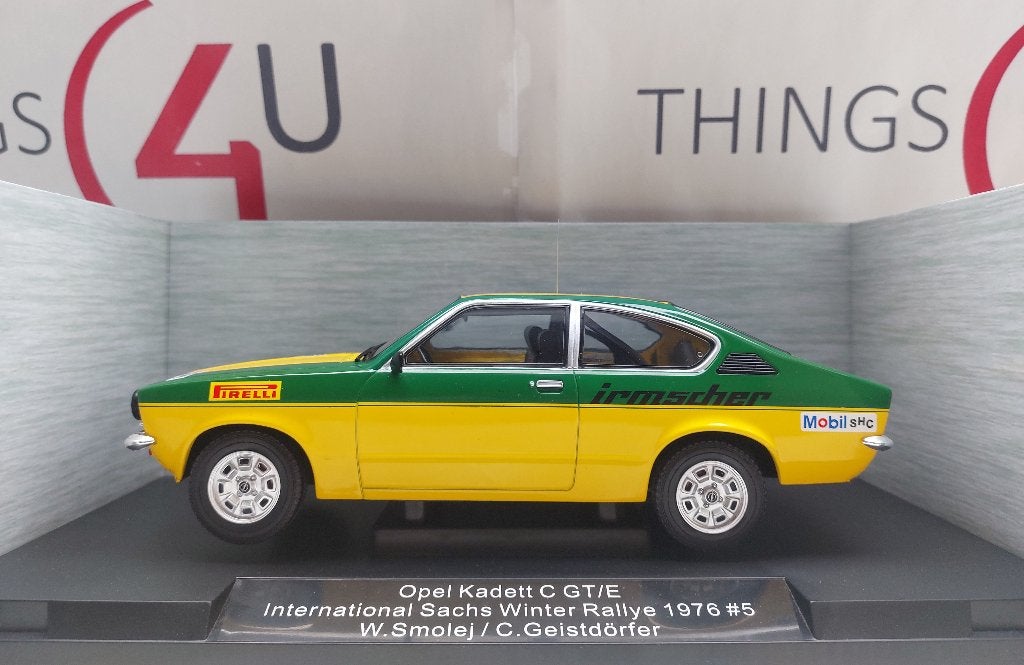 MCG 1:18 Opel Kadett C GT/E No.5, International Sachs Winter, Ophalen of Verzenden, Nieuw, Auto, Overige merken