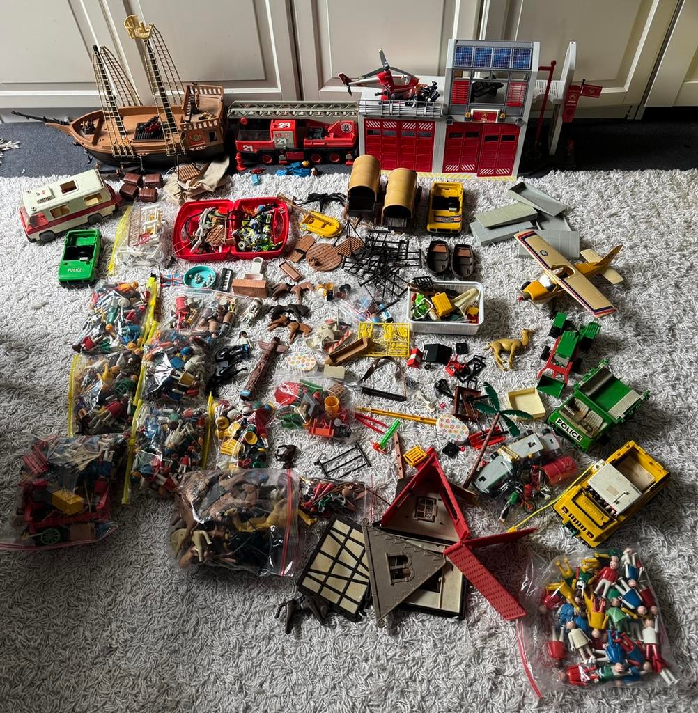 Grote partij vintage Playmobil, Ophalen, Gebruikt