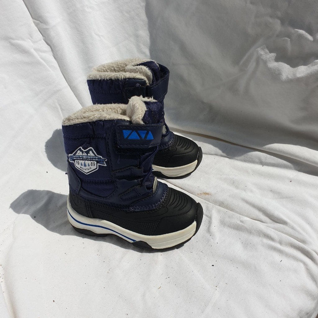 Stoere donkerblauwe snowboots. Mt 20. Merk Lupilu, ., Ophalen of Verzenden, ., Jongen