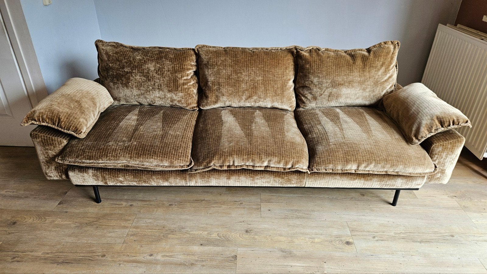 Retro HKliving designer bank, Ophalen, 75 tot 100 cm, Metaal