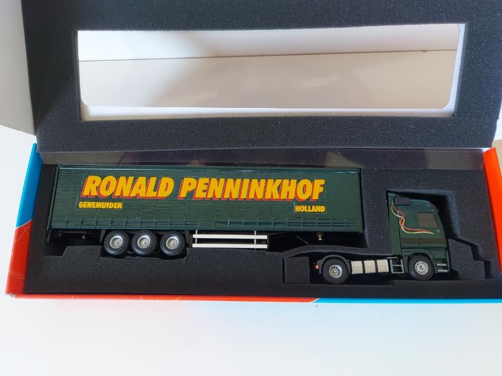 Tekno Mercedes-Benz Actros Ronald Penninkhof, Ophalen of Verzenden, Zo goed als nieuw, Bus of Vrachtwagen, Tekno
