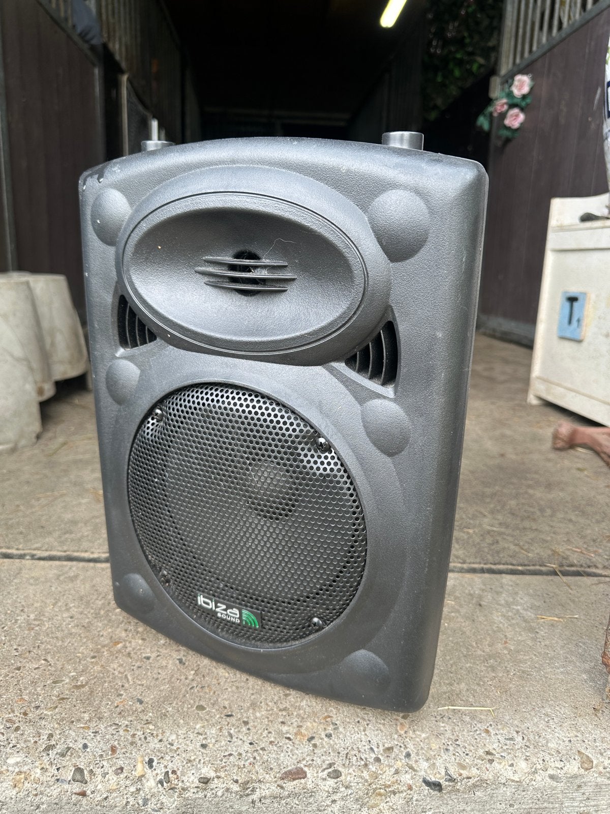 Ibiza Sound Draagbare Party Speaker met microfoon, Audio, Tv en Foto, Luidsprekers, Overige merken, Gebruikt, Party speaker, Ophalen of Verzenden