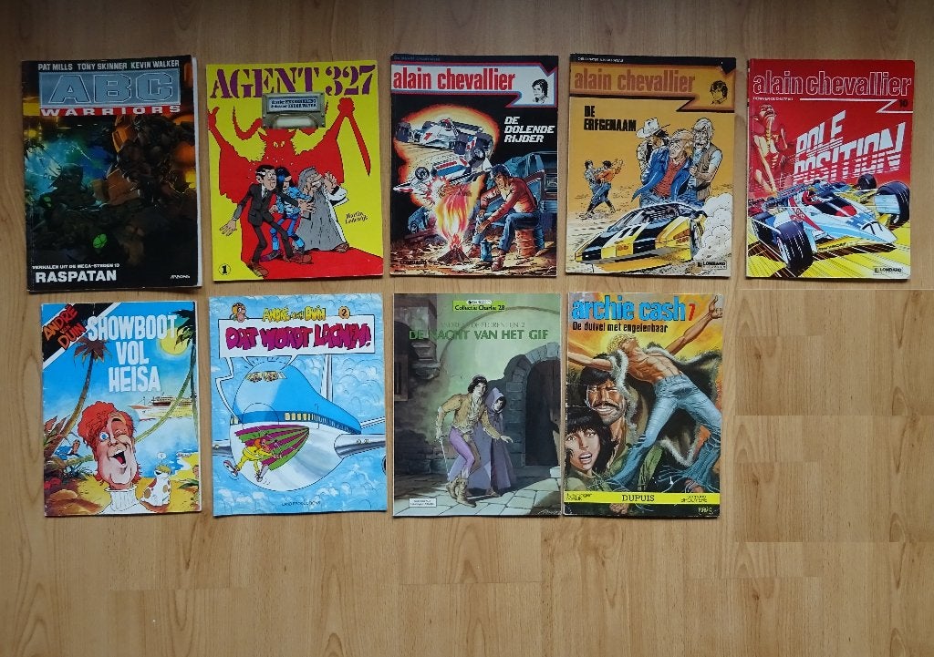 Diverse stripboeken deel 1 A – D, Boeken, Meerdere stripboeken, Ophalen of Verzenden, Gelezen
