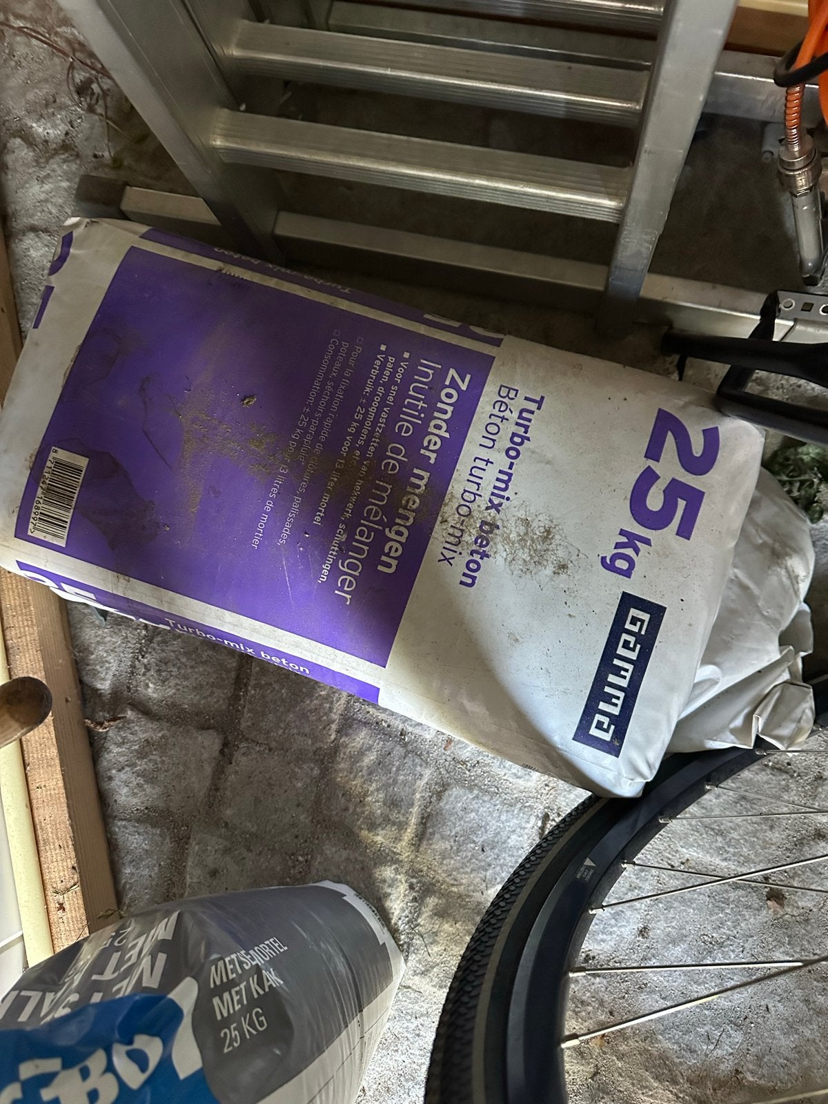 GRSTIS Snelbeton 25 kg - Turbo-mix beton  (2 zakken), Ophalen, Nieuw