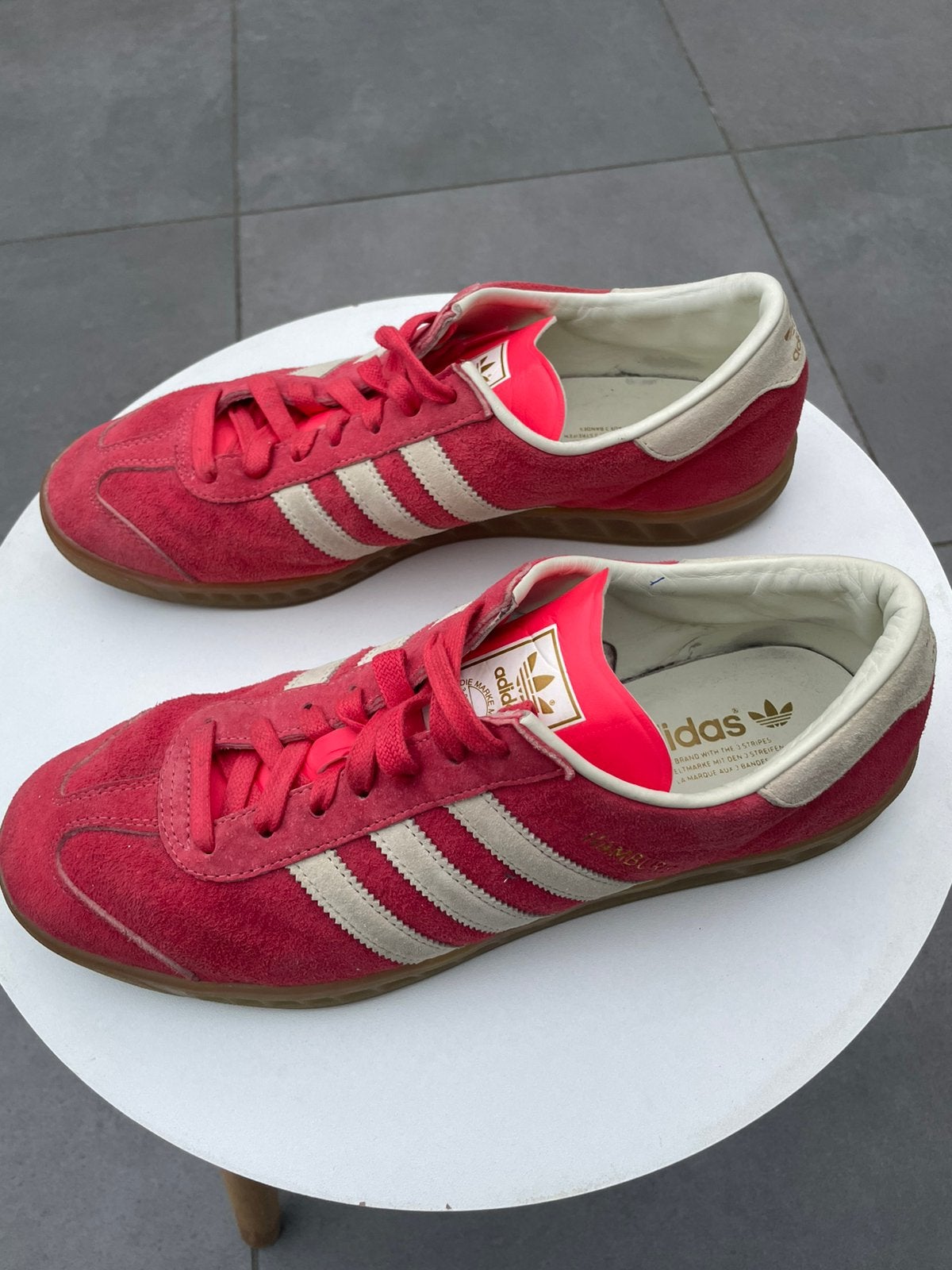 Adidas Hamburg Nieuwstaat mt 45 1/3, Overige kleuren, Ophalen of Verzenden, Sneakers of Gympen, Zo goed als nieuw
