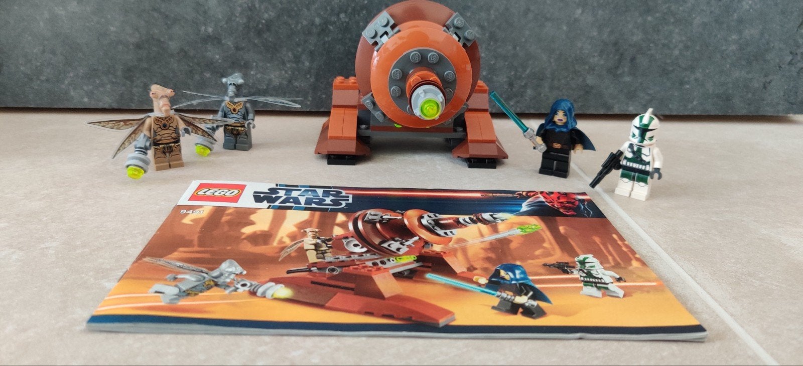 9491 - Geonosian Cannon, Compleet, Star Wars, Lego, Ophalen of Verzenden