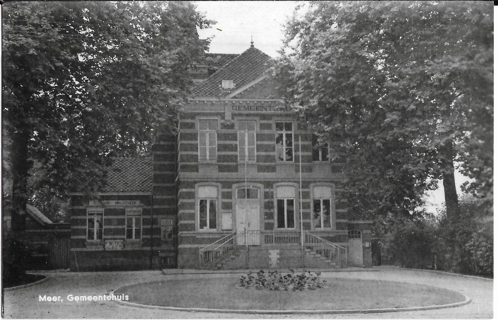 Meer, Gemeentehuis, Ophalen of Verzenden, 1960 tot 1980, Ongelopen, Antwerpen