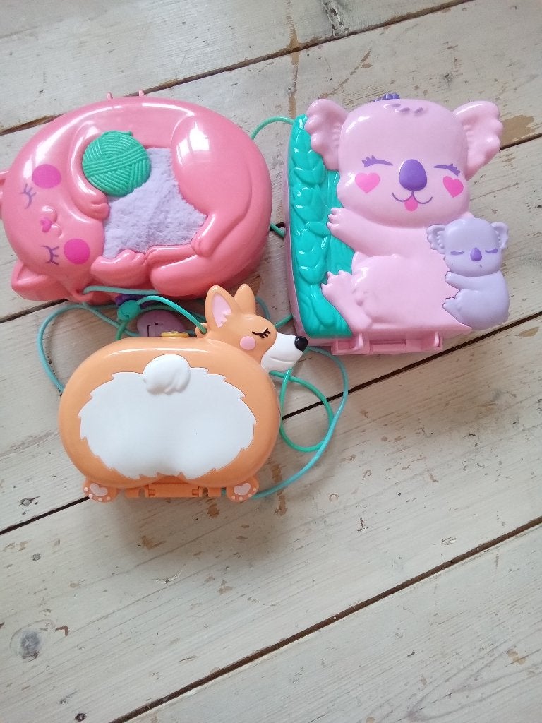 Polly pocket dieren tassjes, Ophalen, Zo goed als nieuw