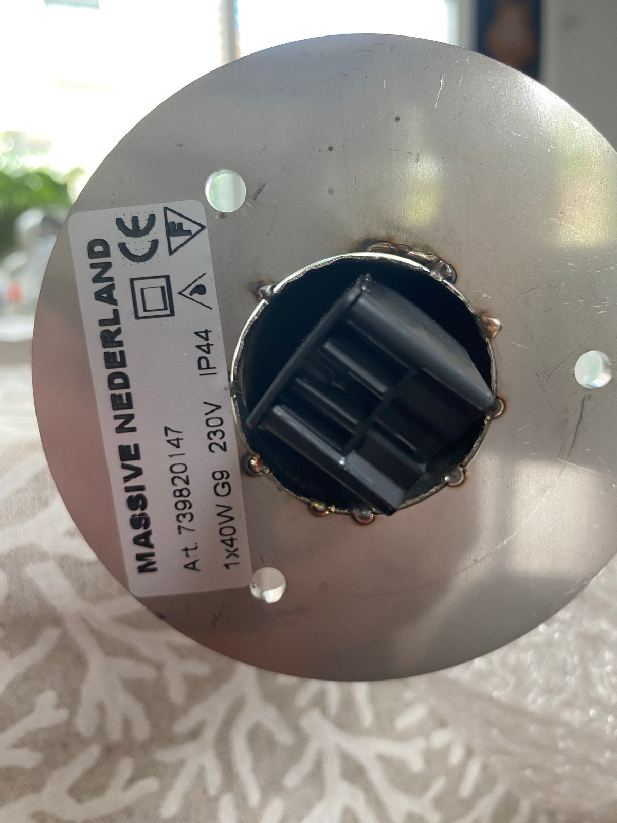 Wandlampen Massive Nederland Inox - Set van 2, Geschikt voor buiten, Nieuw, Ophalen of Verzenden, Metaal