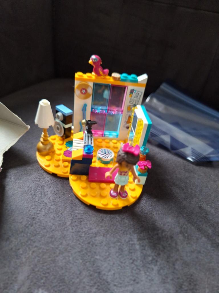 Lego Friends Andrea's Slaapkamer (41341) - Zo goed als nieuw, Lego, Friends, Ophalen of Verzenden, Zo goed als nieuw