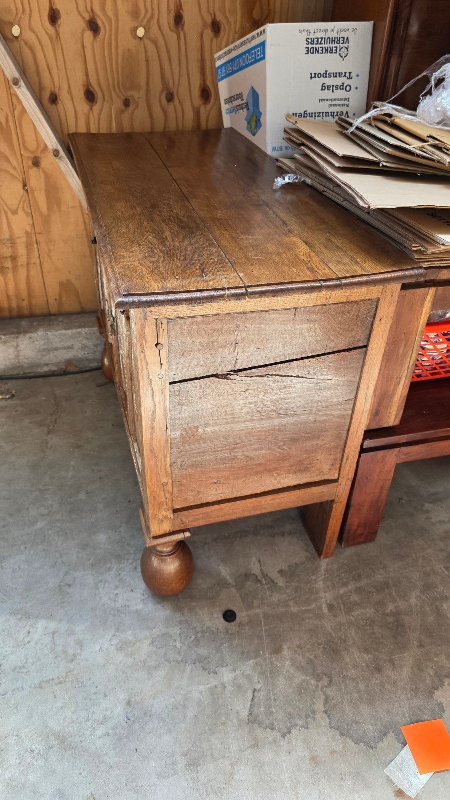 18e eeuws Hollands dressoir, Ophalen