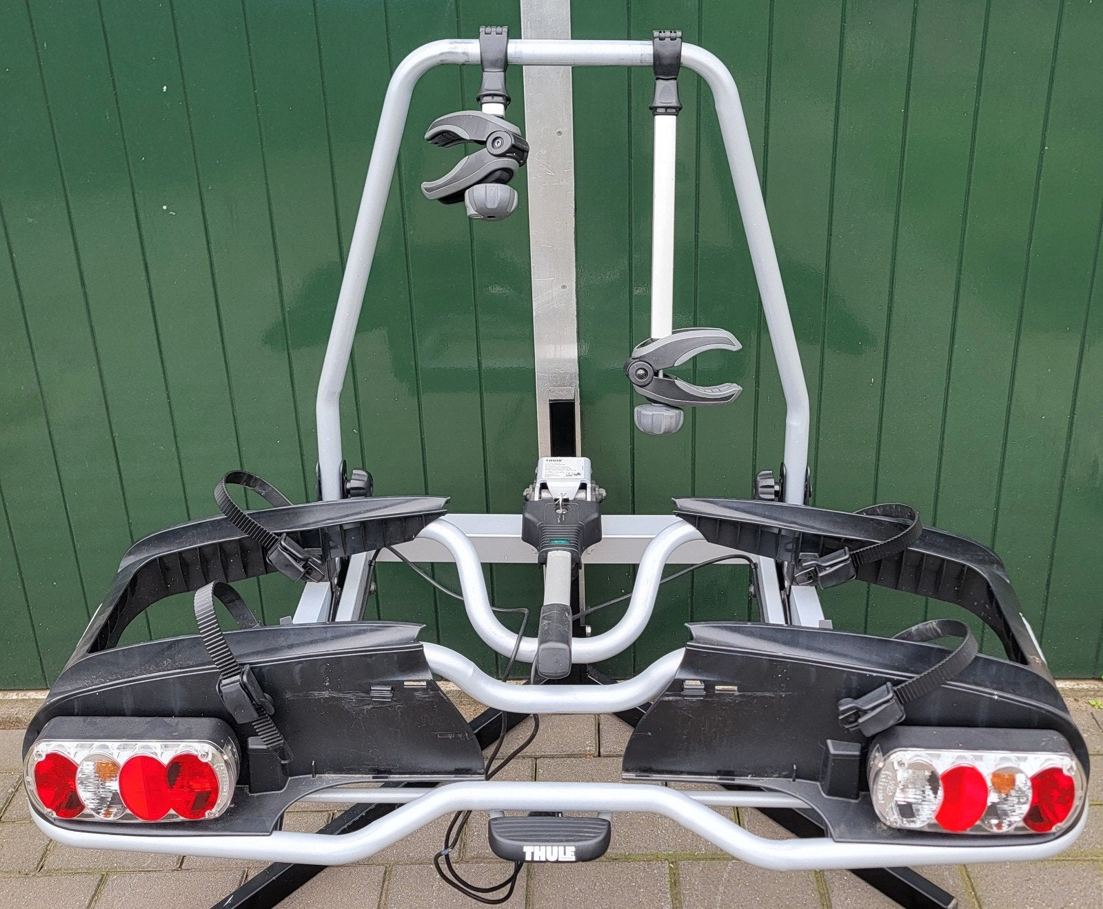 Thule EuroPower 915 fietsendrager + OPRIJGOOT– Kantelbaar, Auto diversen, Ophalen, Zo goed als nieuw, Brede banden, 2 fietsen