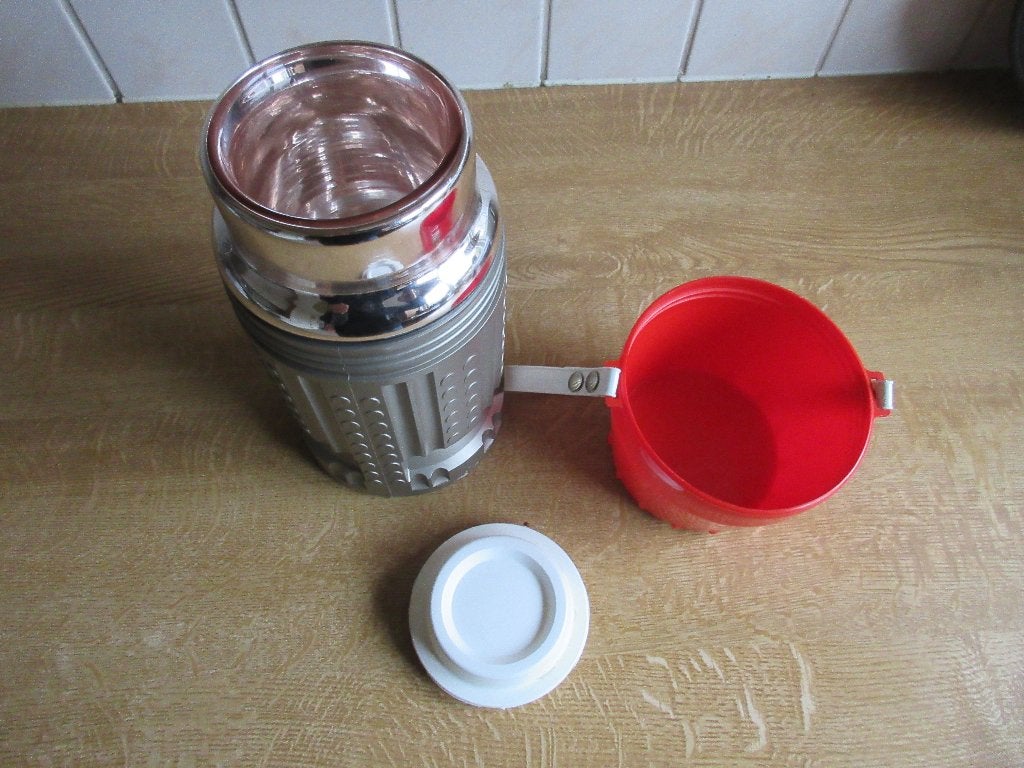 Thermoskan Iso France thermosfles vintage, Ophalen, Huis en Inrichting