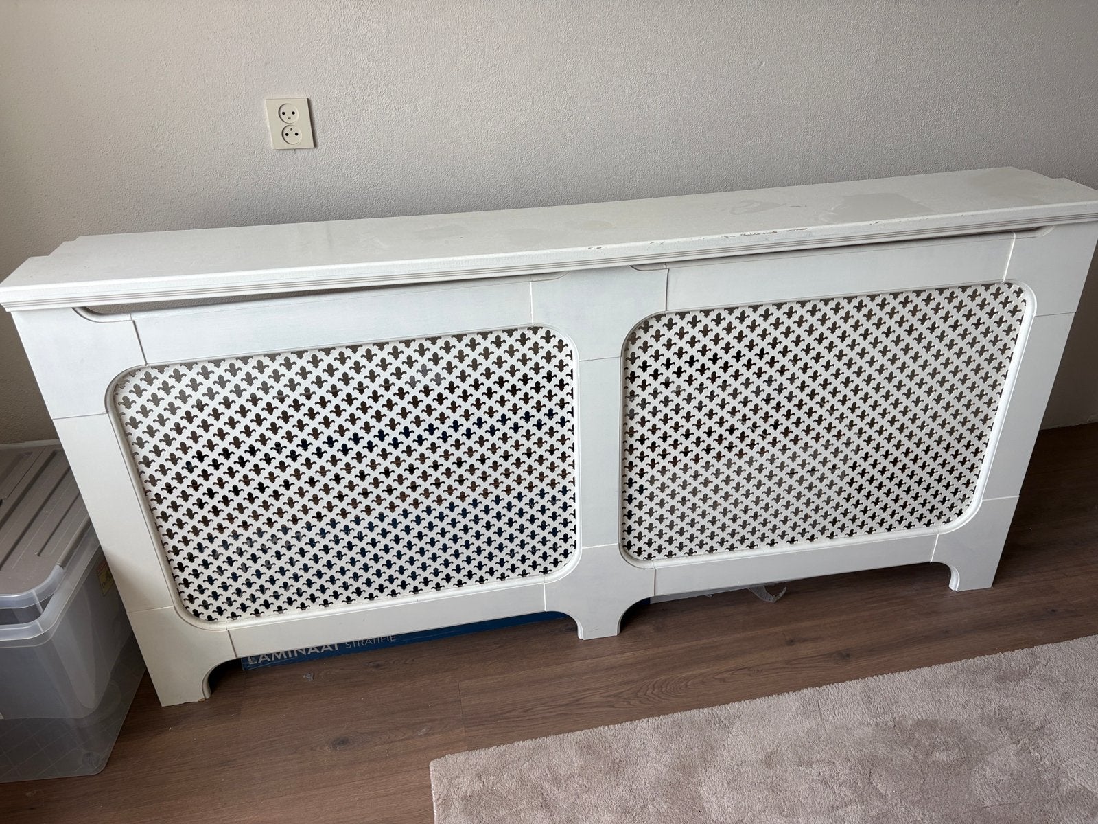 Radiator ombouw 185x92x25(12) MDF, Doe-het-zelf en Verbouw, Verwarming en Radiatoren, 30 tot 80 cm, Gebruikt, Radiator, 150 cm of meer