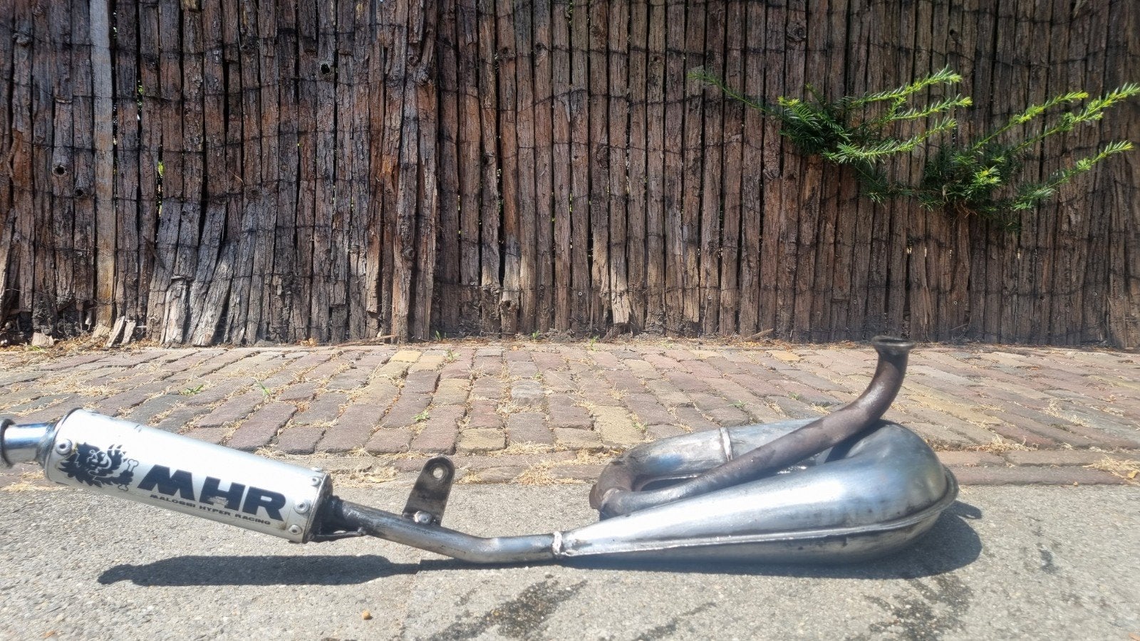 Tomos circuit uitlaat met aluminium demper, Fietsen en Brommers, Brommers | Tomos, Ophalen of Verzenden, Gebruikt, Standard