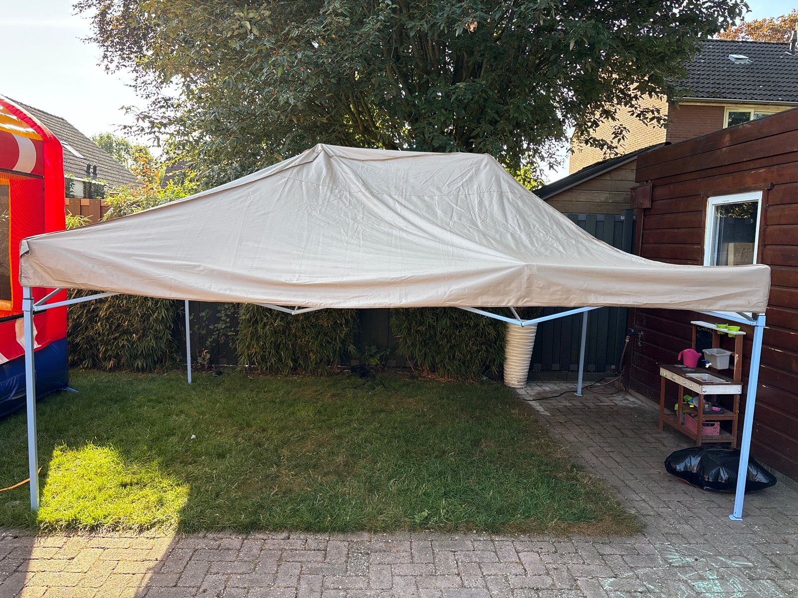 Partytent 3x4 meter met zijwanden - Slechts 2x gebruikt, Partytent, Zo goed als nieuw, 4 tot 6 meter, Minder dan 5 meter