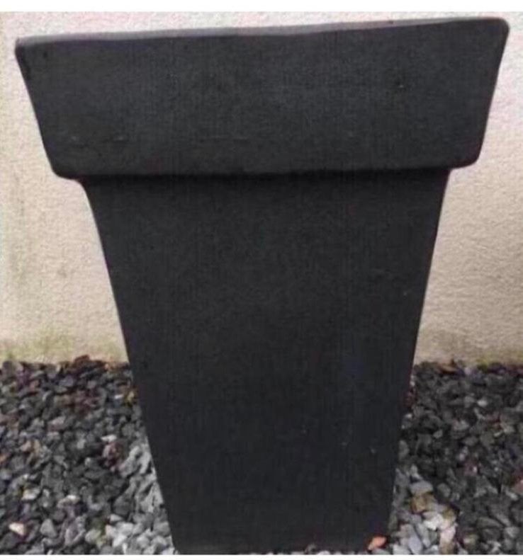 Mooie, hoge dikke rechthoekige bloempot 48cm vorstbestendig, Gebruikt, Balkon, Terracotta, Rechthoekig