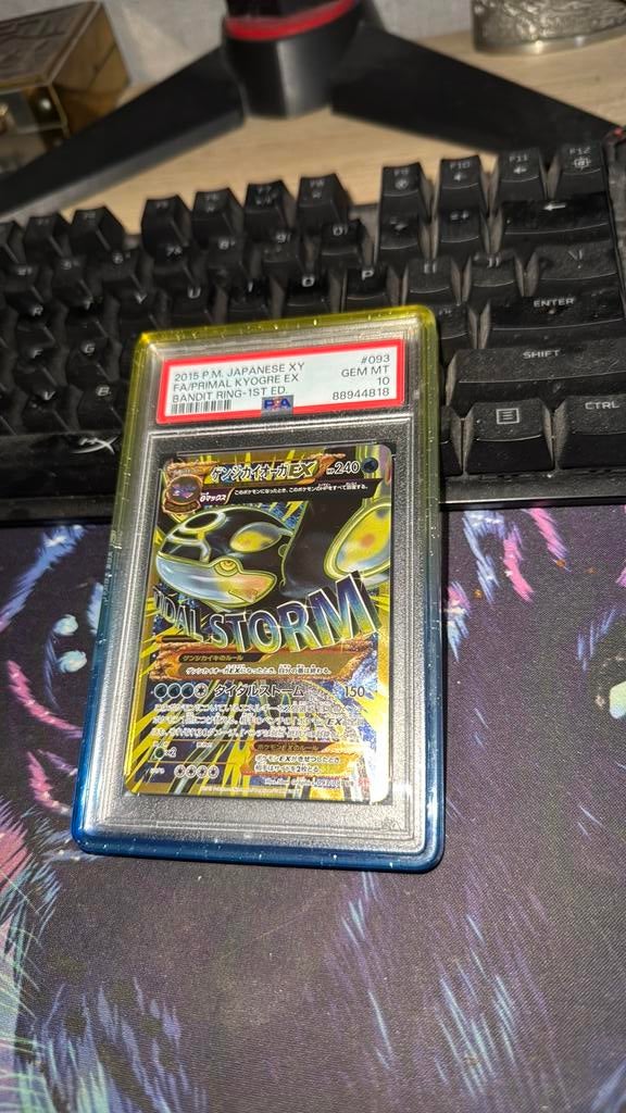 Primal kyogre ex japans 093 psa 10!!, Ophalen of Verzenden, Zo goed als nieuw