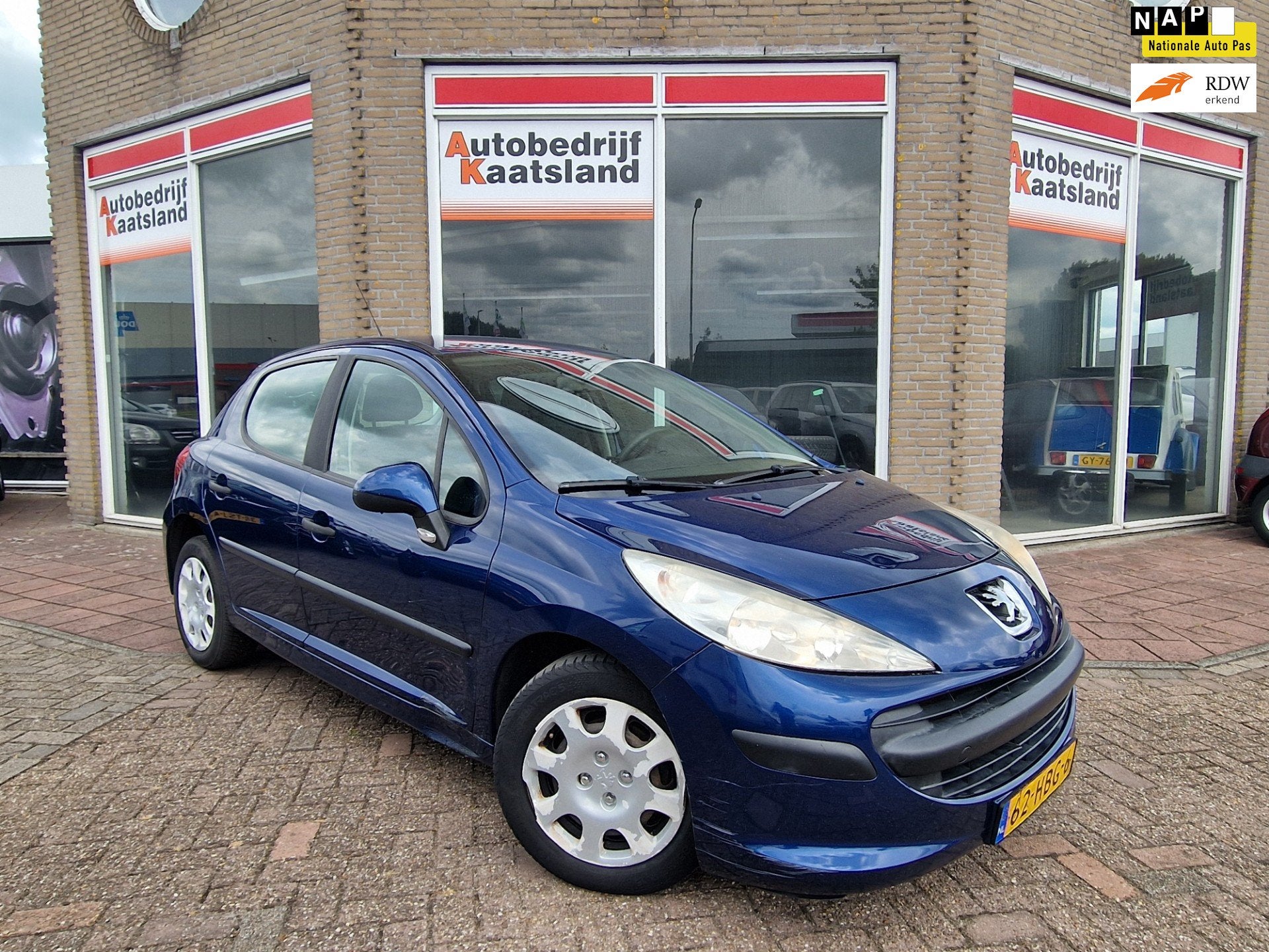 Peugeot 207 1.4 XR - Airco - Electr Ramen - NIEUWE APK -, Voorwielaandrijving, Zwart, 4 cilinders, Blauw