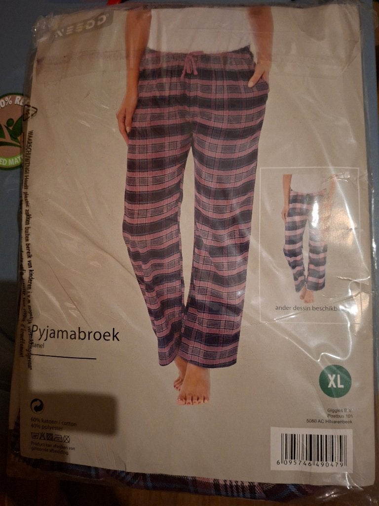 NIEUW Flanel pyamabroek dames, Needd, Ophalen of Verzenden, Nieuw, Maat 46/48 (XL) of groter