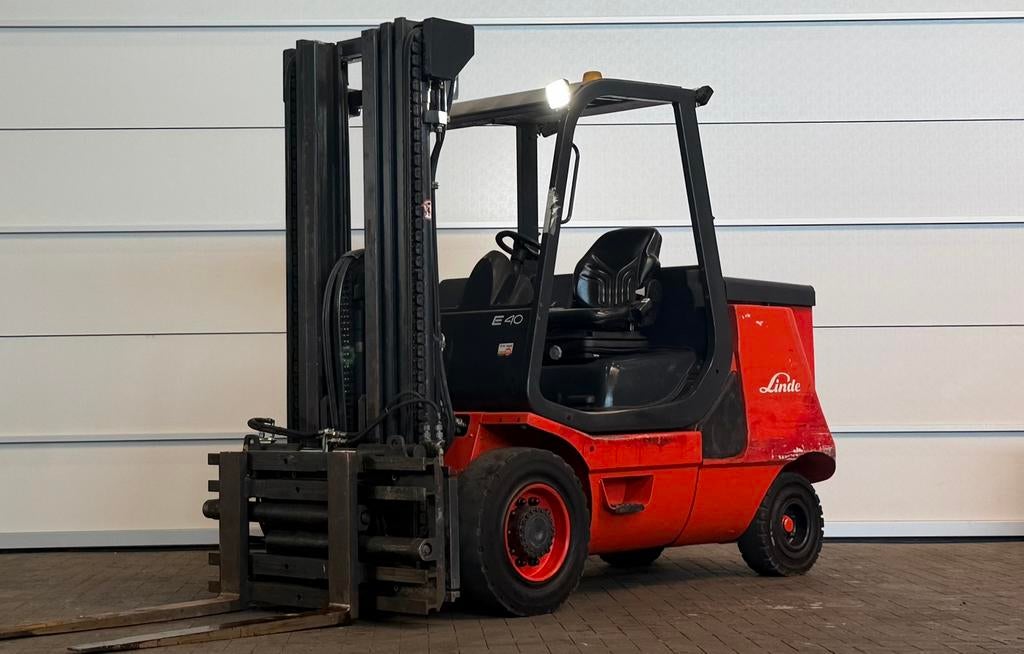 Heftruck Linde E40P, Elektrisch, 4.000kg, Triplex, Vorkverst, Ophalen of Verzenden, Diesel, Heftruck