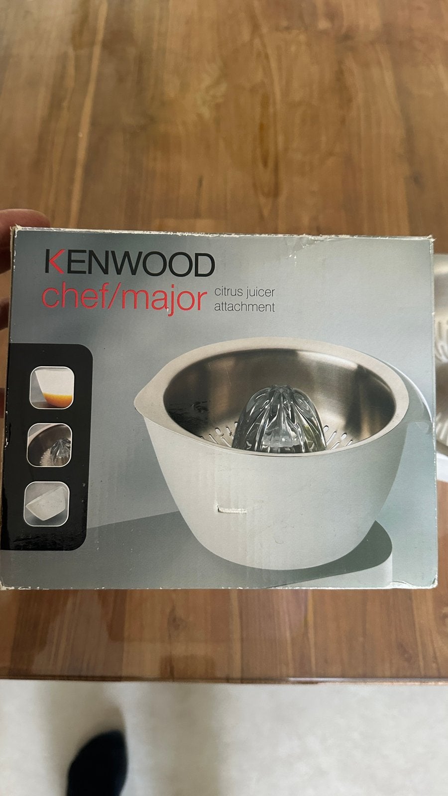 Kenwood Chef/Major Citruspers Opzetstuk - Compleet in Doos, Ophalen of Verzenden, Nieuw