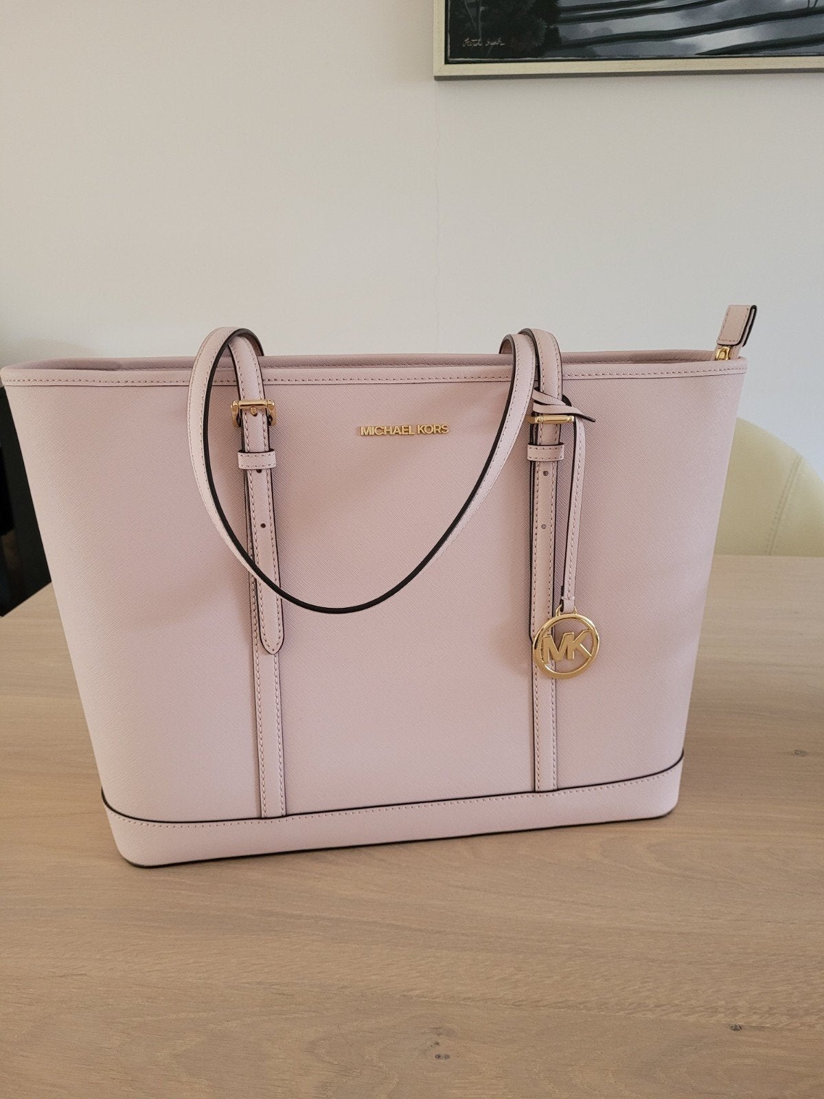 Leren Michael Kors schoudertas / shopper, Ophalen, Nieuw, Beige, Shopper