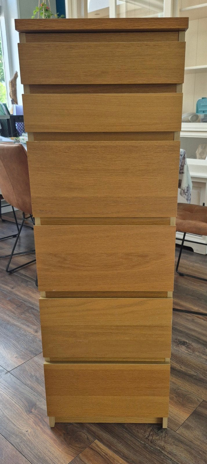 Ikea Malm ladeblok 6 lades, Ophalen, 5 laden of meer, 100 tot 150 cm, 50 tot 100 cm