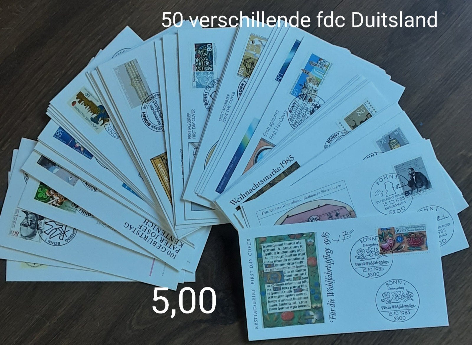 Fdc Duitsland en Berlijn excl porto, Ophalen of Verzenden, BRD