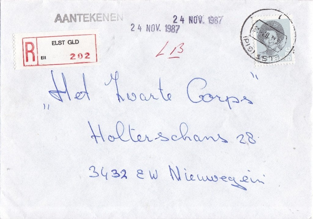 Nederland - R-brief – Elst Gld - 202, Verzenden, Envelop