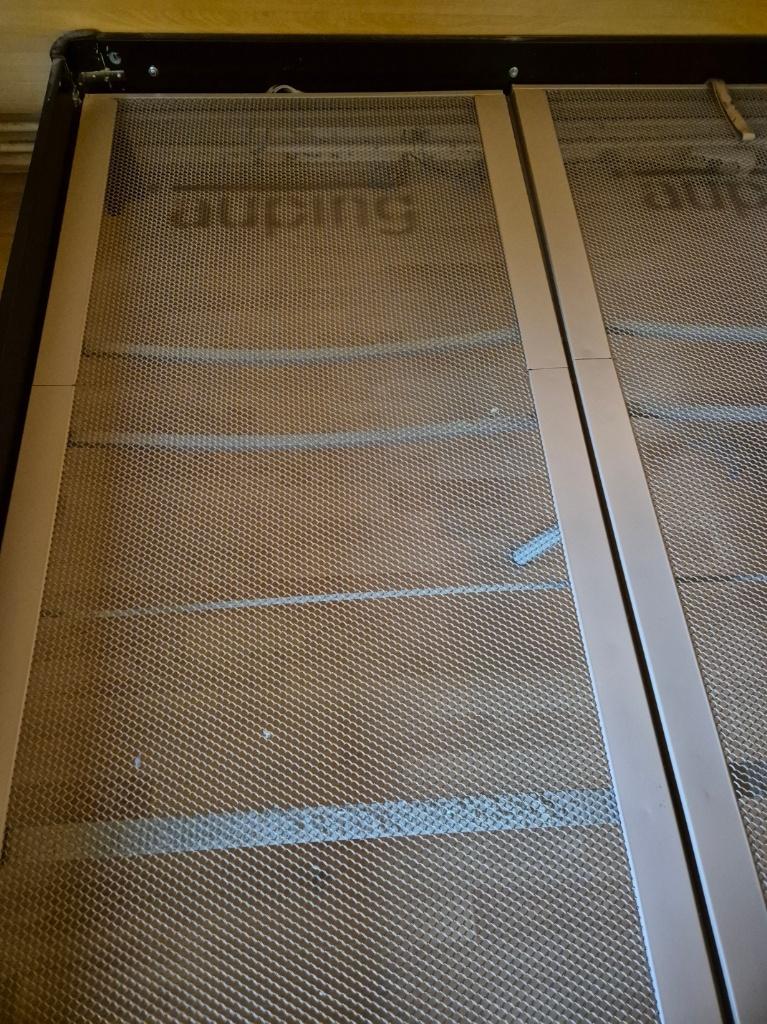 Zwart Auping Auronde bed met verstelbaar spiraalbodem, Huis en Inrichting, Slaapkamer | Bedden, Gebruikt, Tweepersoons, 180 cm