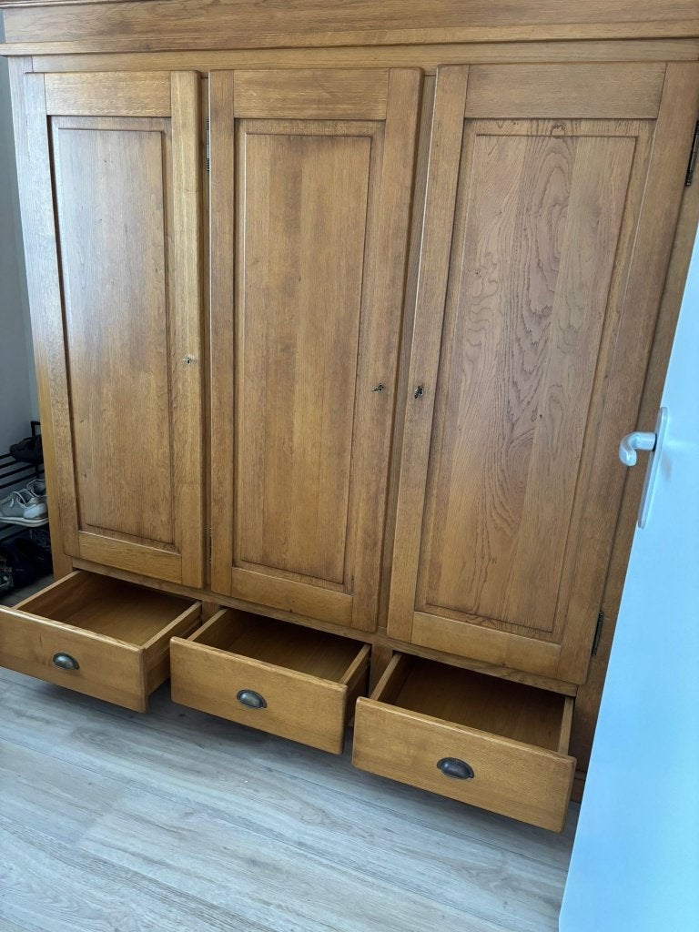 kledingkast te koop, Ophalen