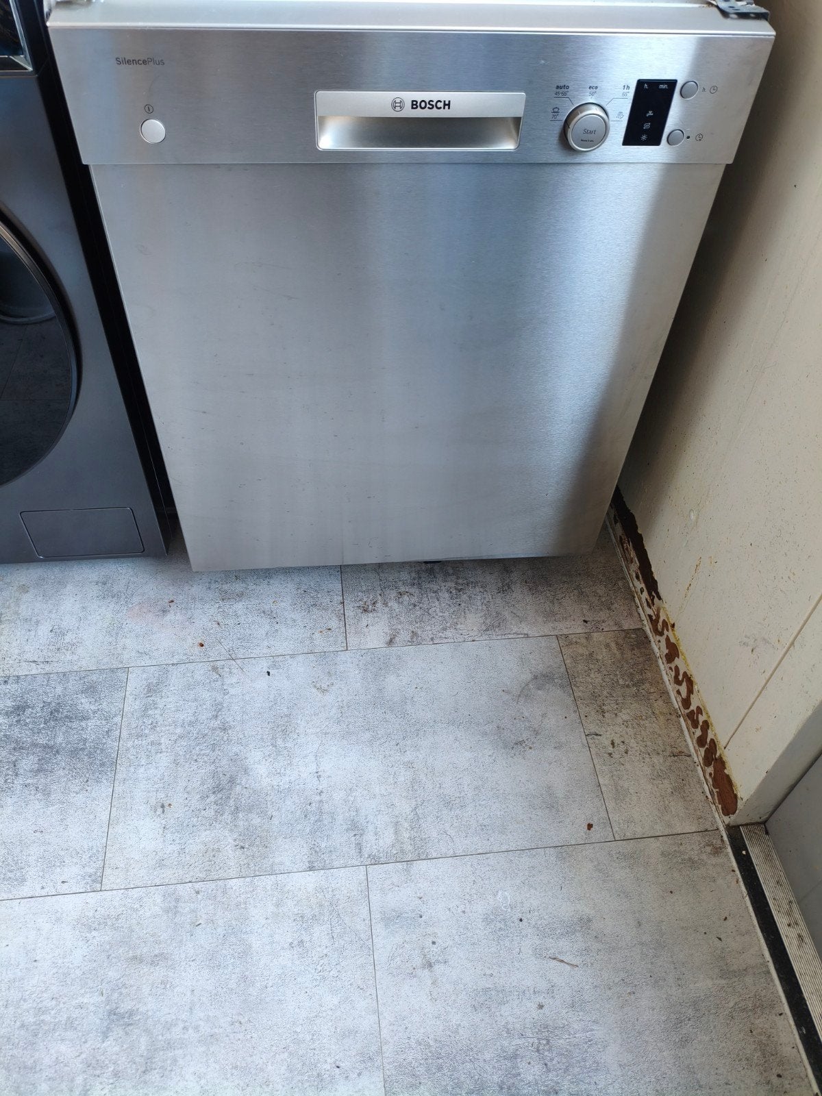 Bosch SilencePlus Vrijstaande Vaatwasser RVS, Witgoed en Apparatuur, Vaatwasmachines, Ophalen, Gebruikt, Vrijstaand, 60 cm of meer