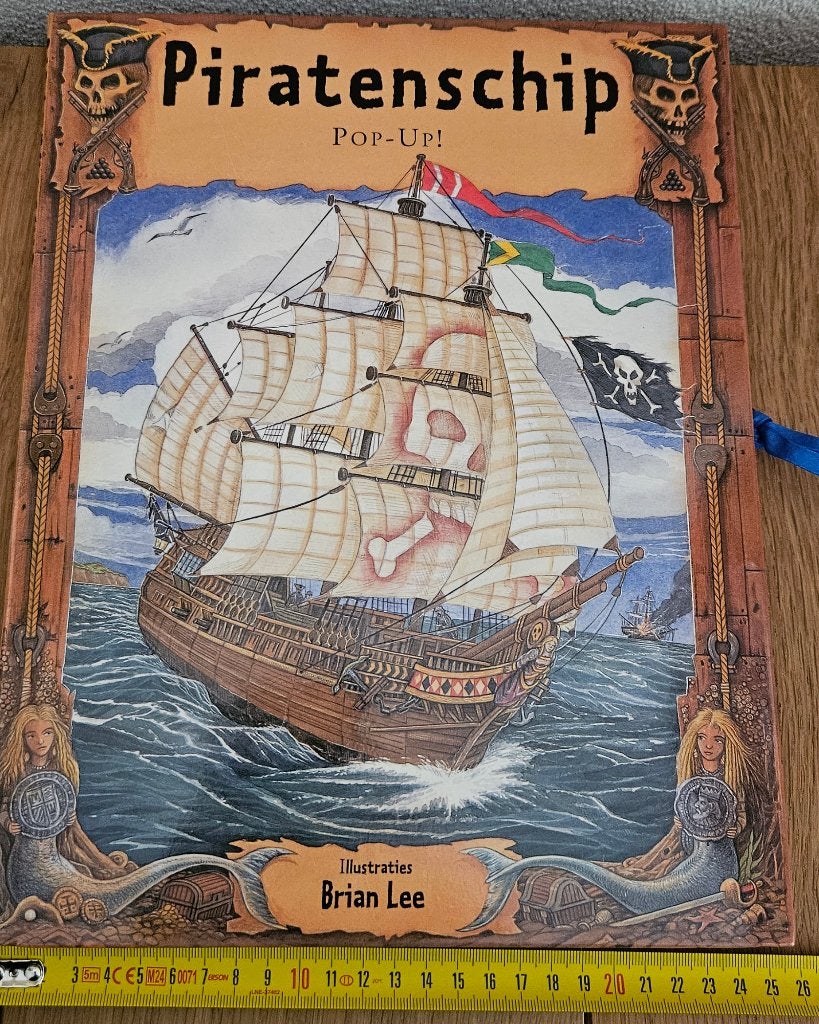 PIRATENSCHIP POP-UP boek, voorlezen of samen lezen spannend!, Boeken, Ophalen of Verzenden, Zo goed als nieuw, Diverse auteurs