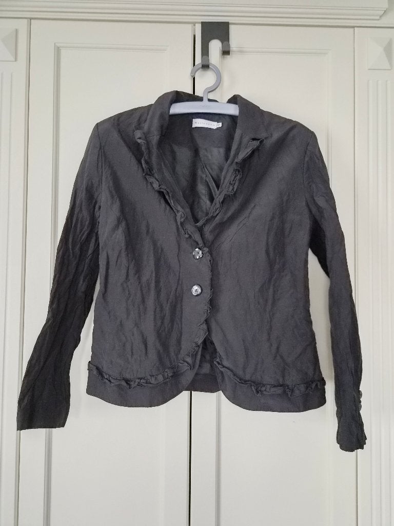 Witteveen jasje, blazer, zwart, effect, maat 42, Kleding | Dames, Zwart, Maat 42/44 (L), Ophalen of Verzenden, Zo goed als nieuw