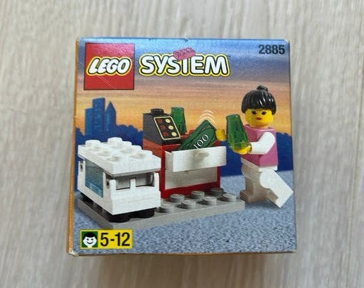 Lego ijsverkoper 2885, Ophalen of Verzenden, Zo goed als nieuw