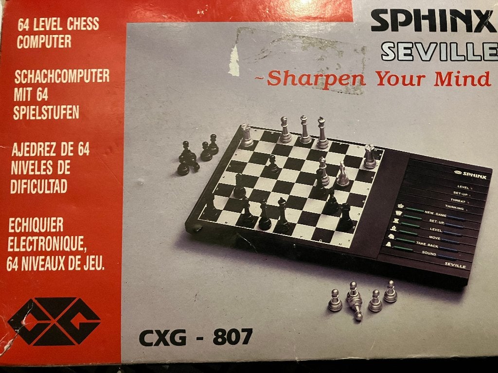Sphinx Seville CXG-807 Elektronisch Schaakspel, Ophalen