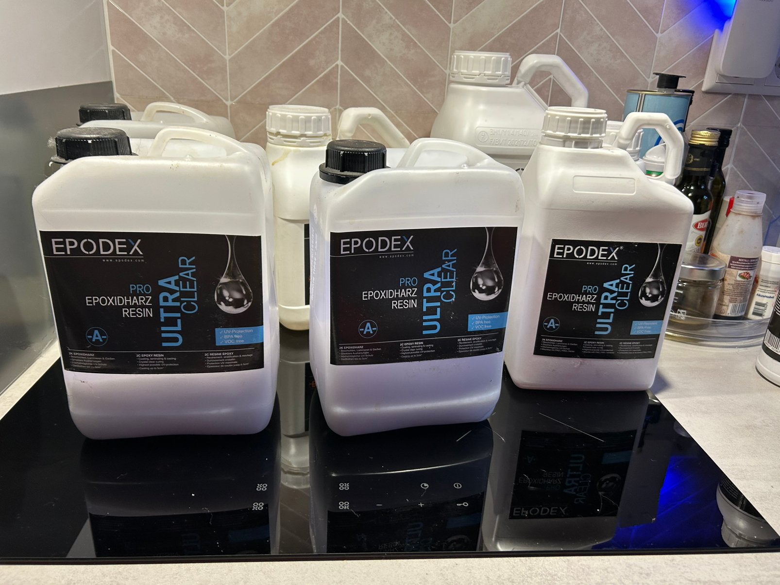 Epodex ultra clear epoxy, Ophalen, Zo goed als nieuw