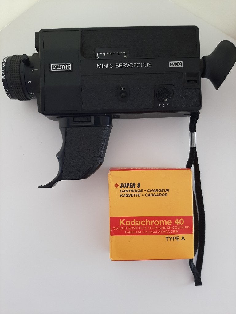Vintage Eumig filmcamera, Ophalen of Verzenden, 8mm, Camera