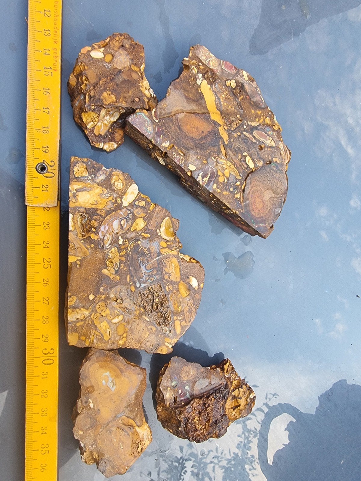 Boulder Opaal Ruw Stukken - Natuurlijke Schoonheid, Ophalen of Verzenden